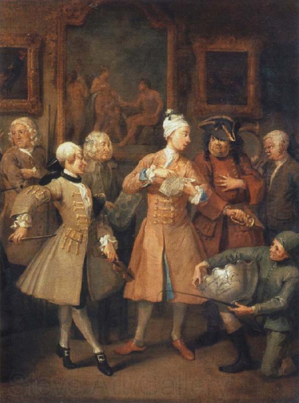 William Hogarth The morning reception